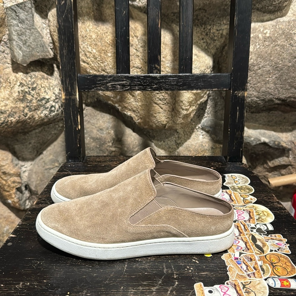 Vince Verrell Woodstock Suede Mules